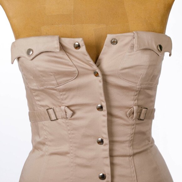 Arden B Tan Dress - Picture 3 of 4